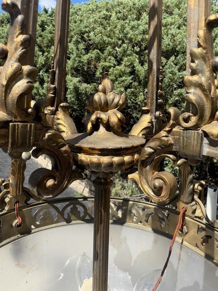 Antique Brass Chandelier