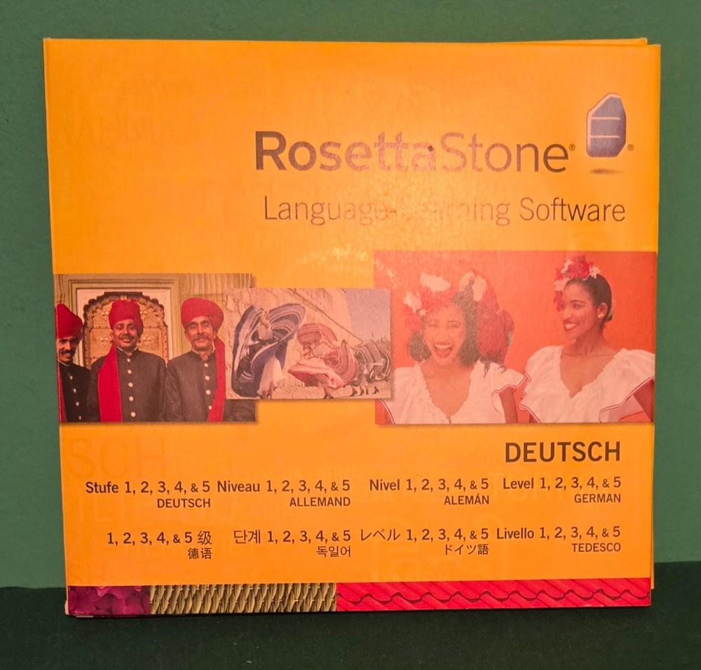 Rosetta Stone German Deutsch Version 4 Complete Levels 1-5