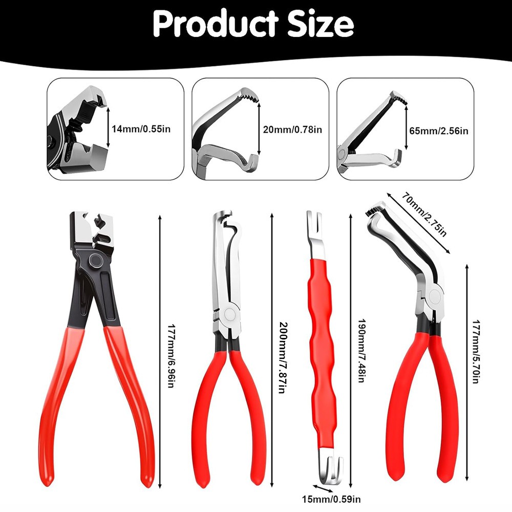 Disconnect Pliers Electrical Connector Separator Terminal Plug Removal Tool Kit