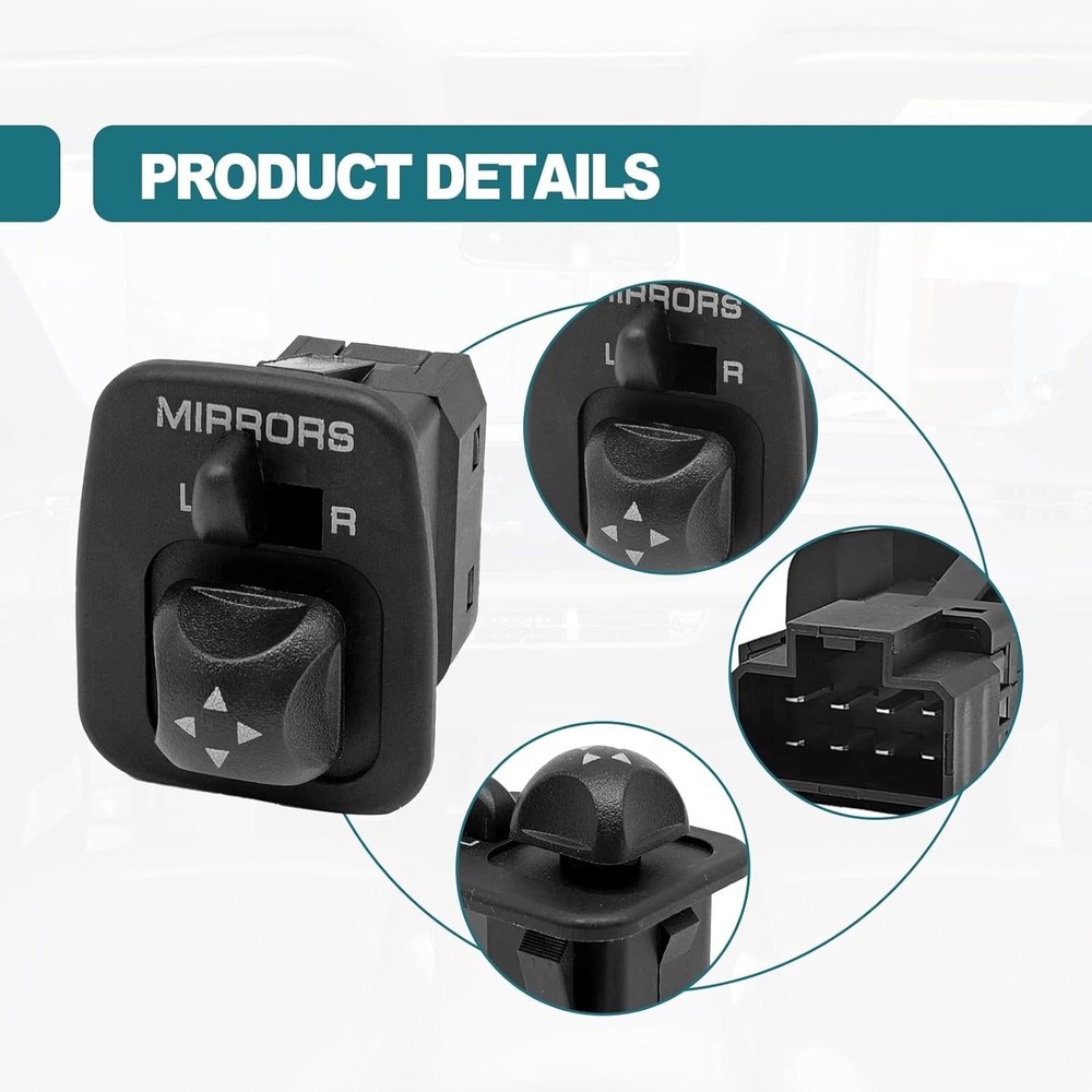 Front Driver Side Door Power Mirror Control Switch Compatible with Ford Excursio