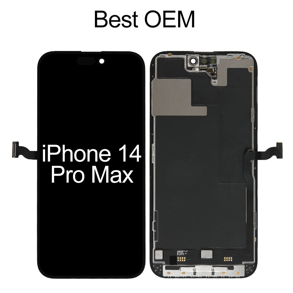 Soft OLED For iPhone 14 Pro Max LCD Display Touch Screen Digitizer Replacement