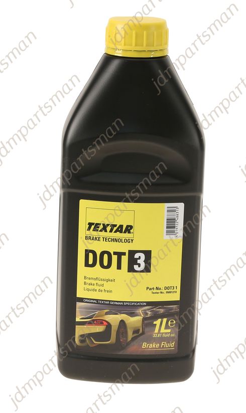TEXTAR Brake Fluid DOT 3 (1 Liter) Bottle #DOT3.1