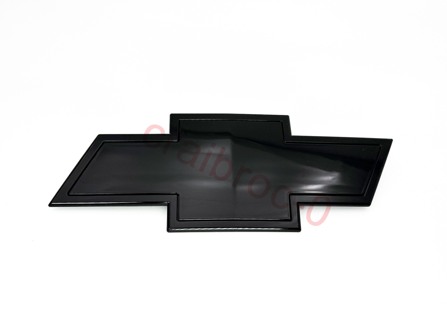 Front Bowtie Emblem Gloss Black Fit 2011-14 Silverado 2500HD 3500HD PN 22829420