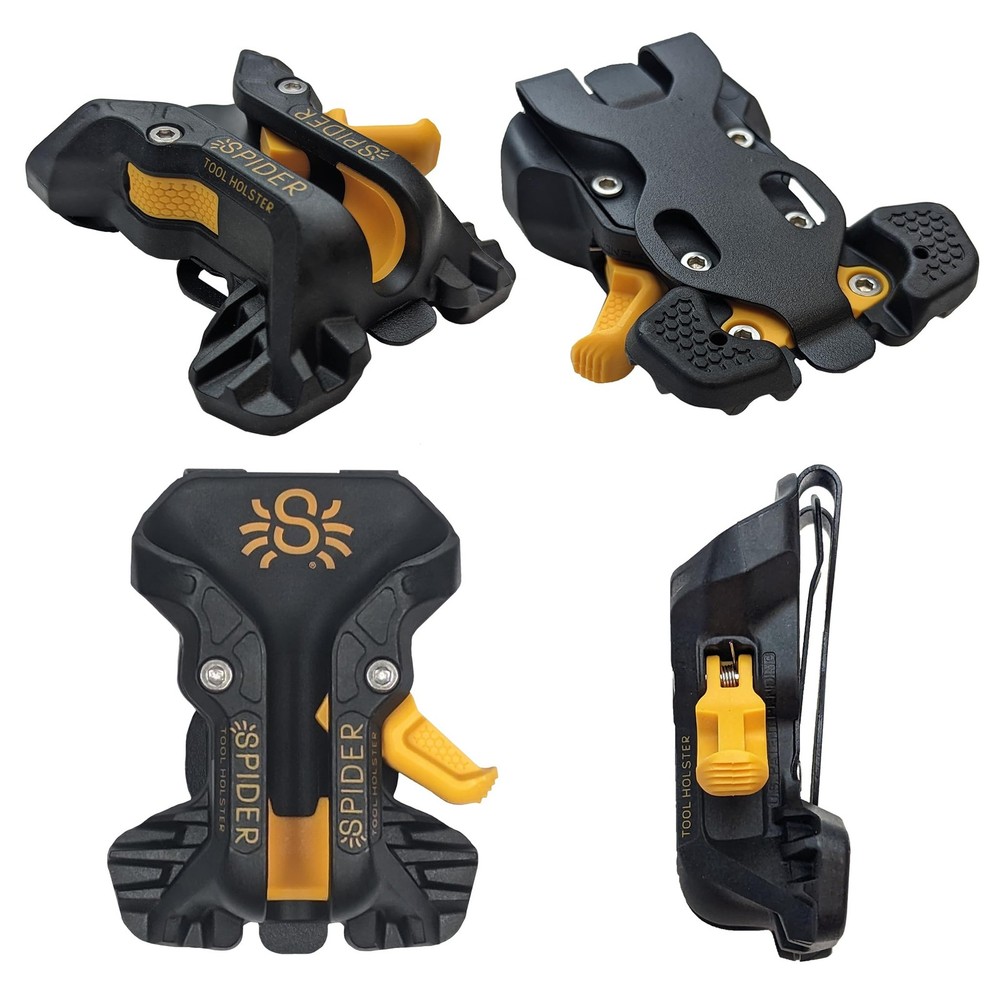 Spider Pro Tool Holster - Upgraded, Self Locking, Quick Draw Universal Tool...
