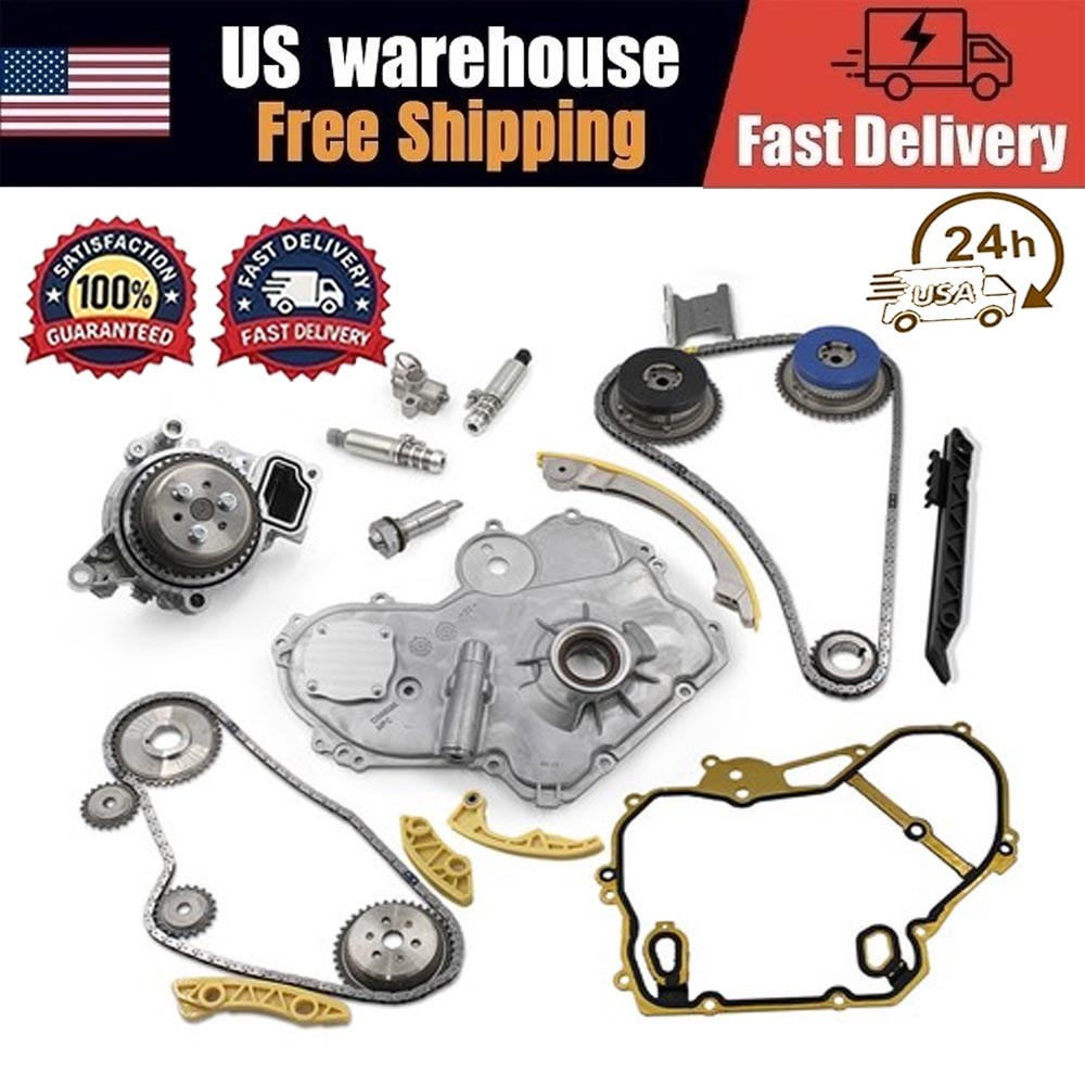 For 11-17 CHEVROLET EQUINOX GMC TERRAIN 2.4L Timing Chain Kit & Oil water Pump