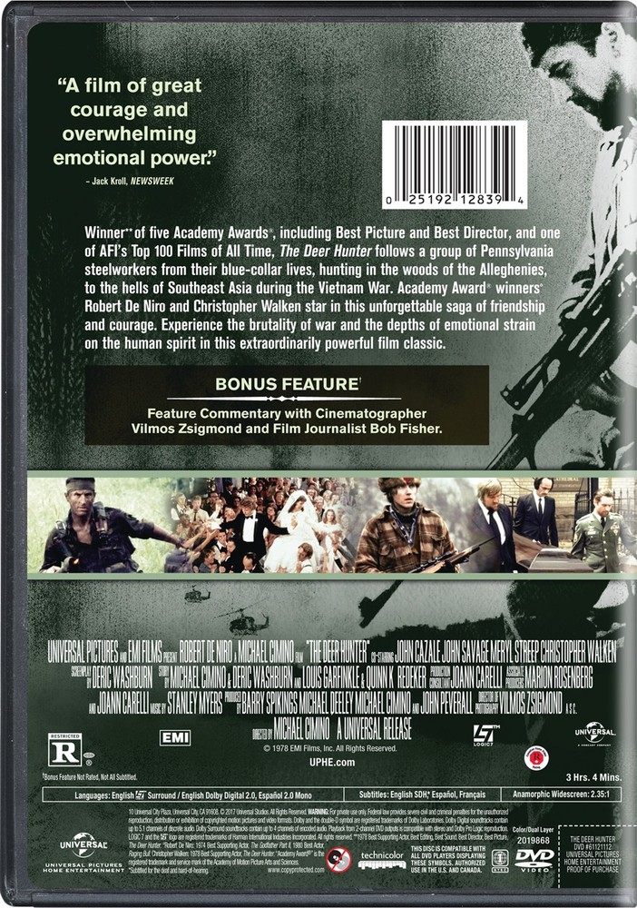 The Deer Hunter DVD Robert De Niro NEW
