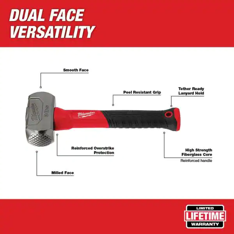 3 Lbs. Fiberglass Drilling Hammer