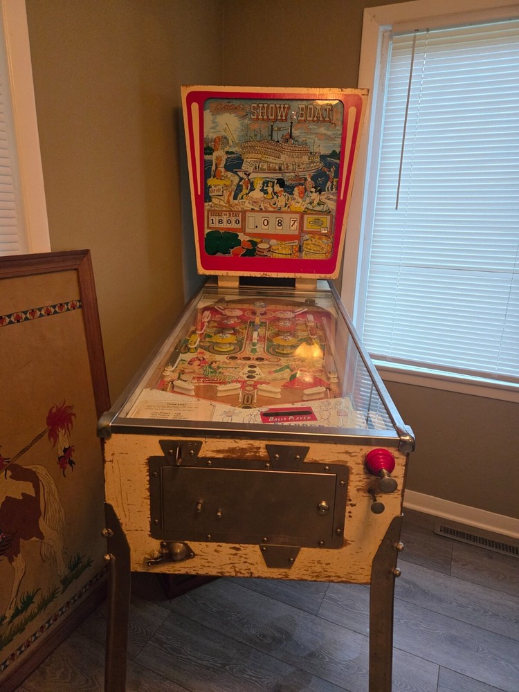 1961 showboat pinball machine