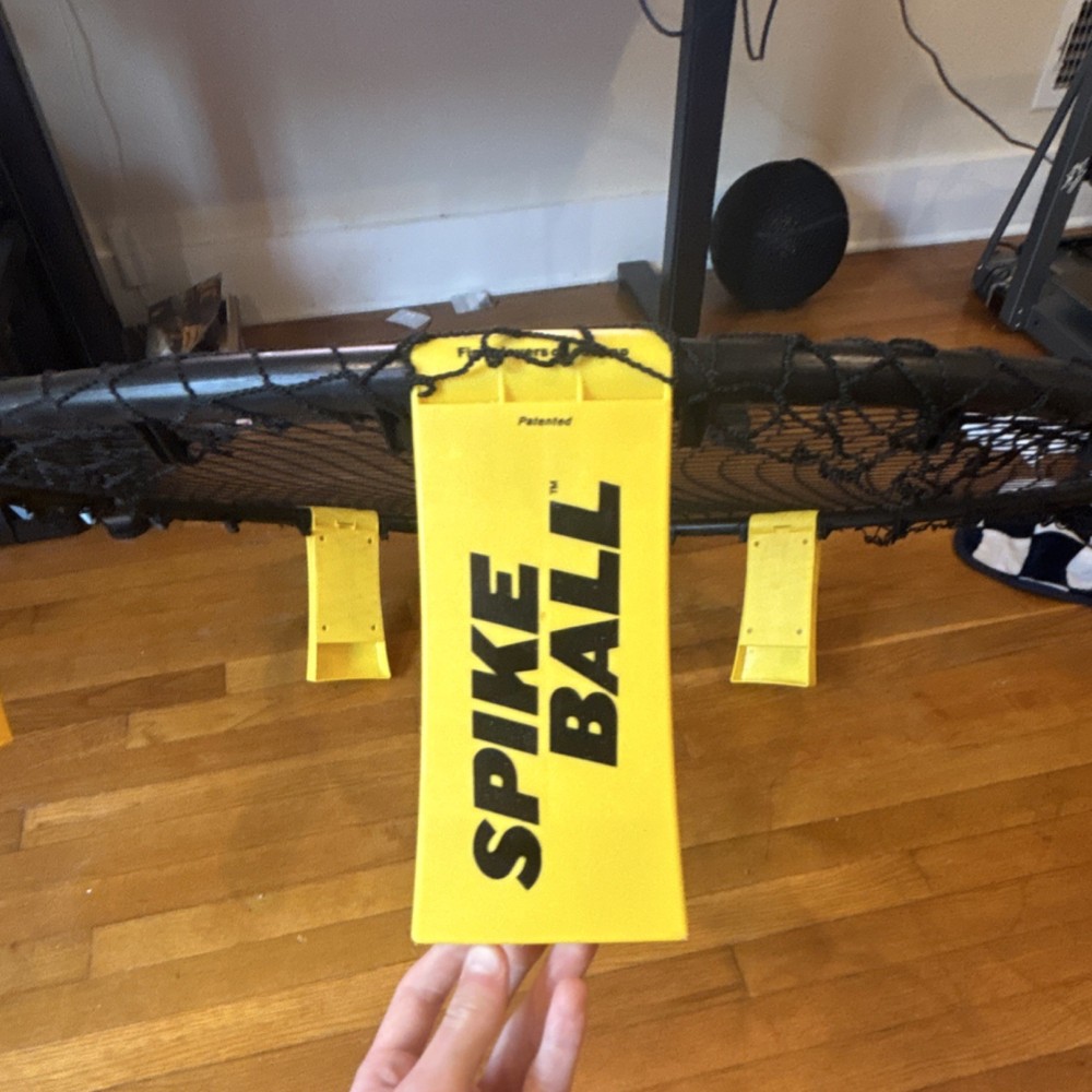 Spikeball Net with Yellow Frame and Legs