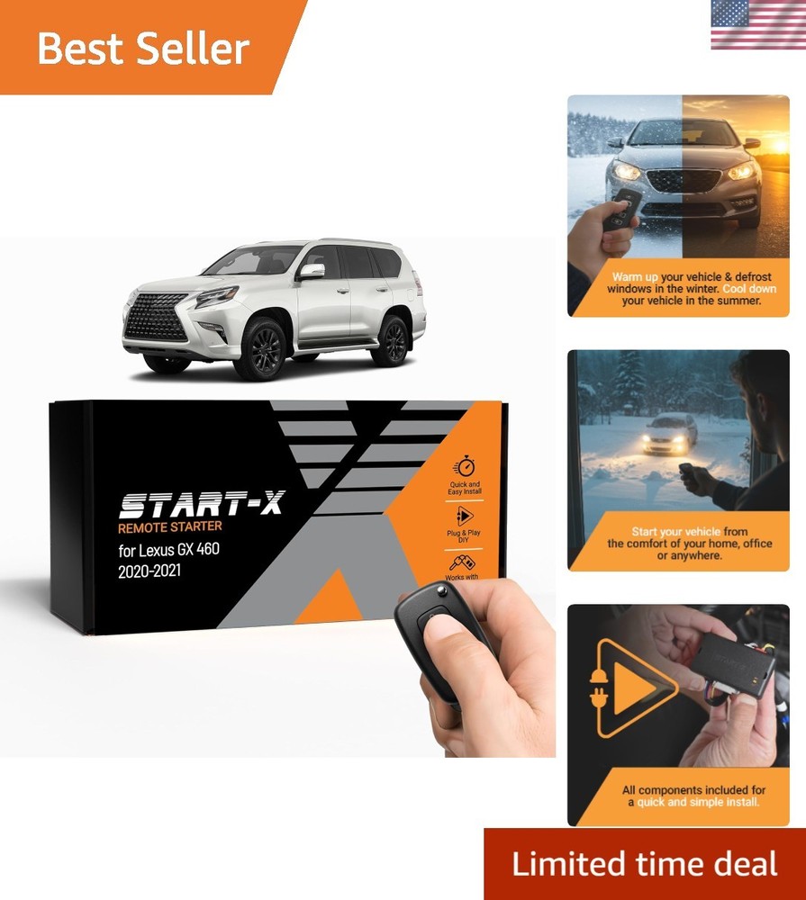 Luxury Remote Start for Lexus GX 460 | Push-to-Start & Lock 3X Functionality