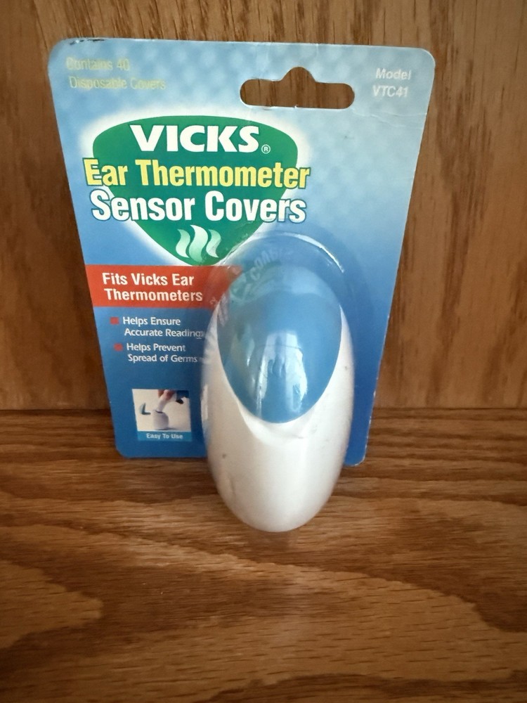 Vicks Ear Thermometer Sensor Probe Covers 40 Count 1 Pack SEALED New