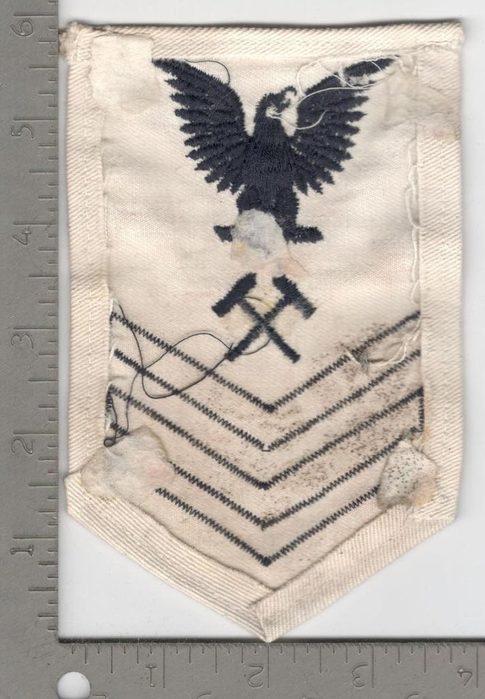 US Navy 1st Class Shipfitter Rate Patch Inv# N1653