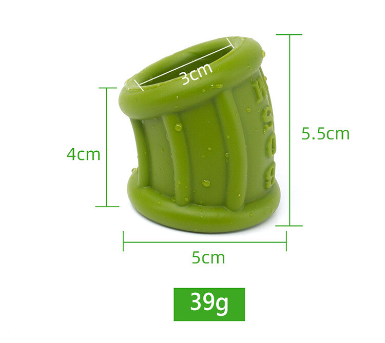 Silicone Ball Scrotum Stretcher Enhancer Squeeze Testicle Ring Delay Ejaculation