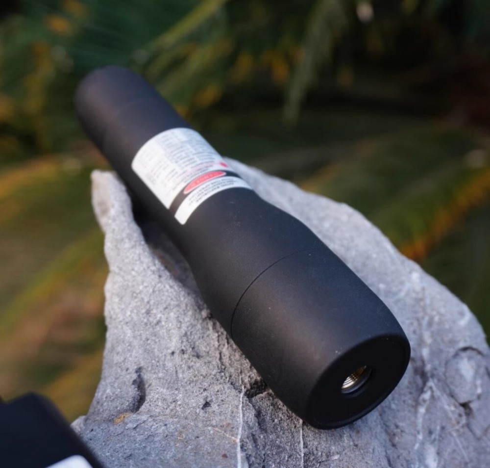 Waterproof Focusable Dot Green Laser Pointer 520nm Visible Beam Flashlight Torch