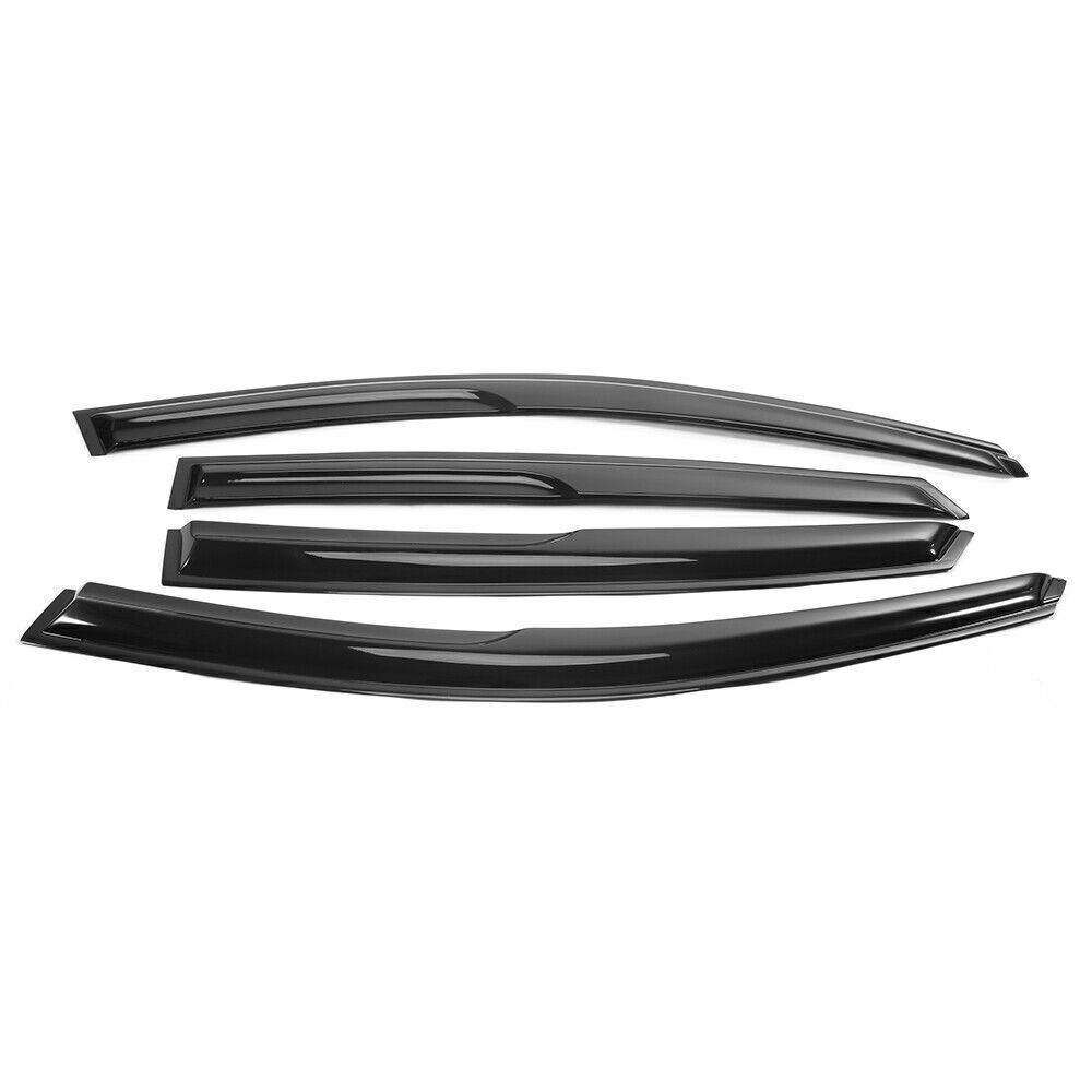 For 18-20 Honda Accord JDM Wavy Mugen Style Window Visors Rain Guards Vent Shade