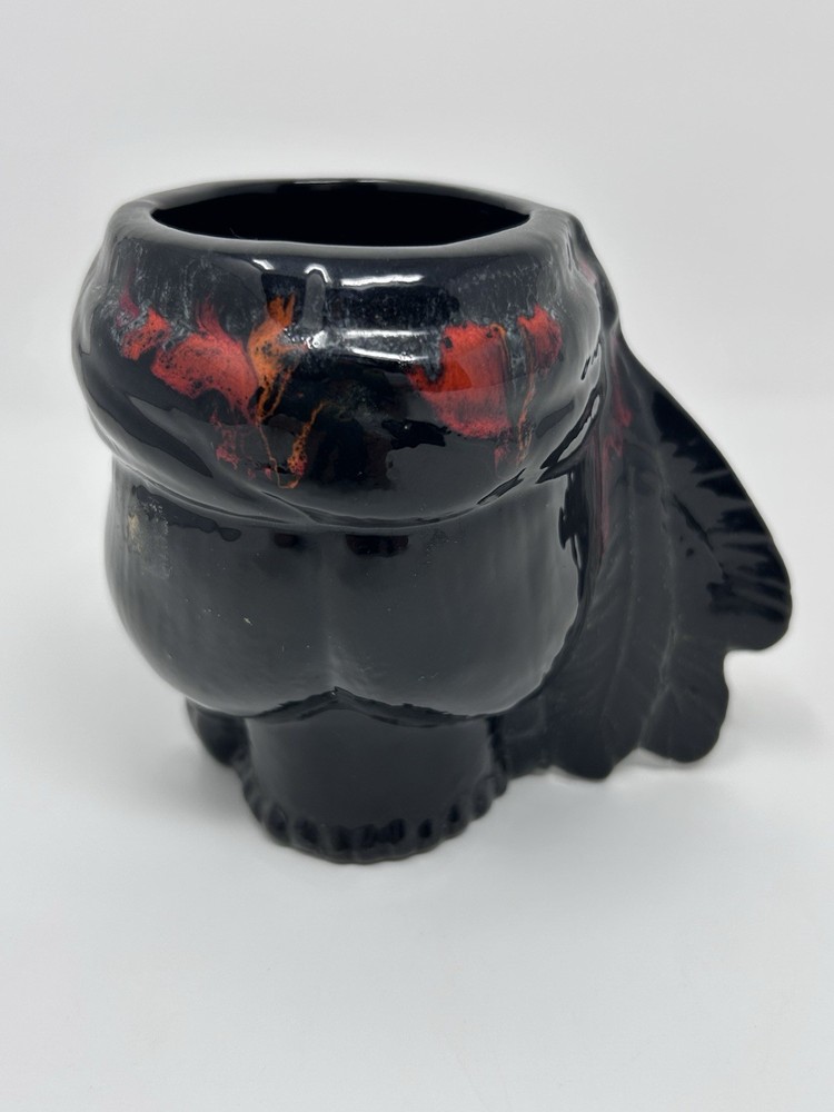 Vintage Native Head Figurine Vase