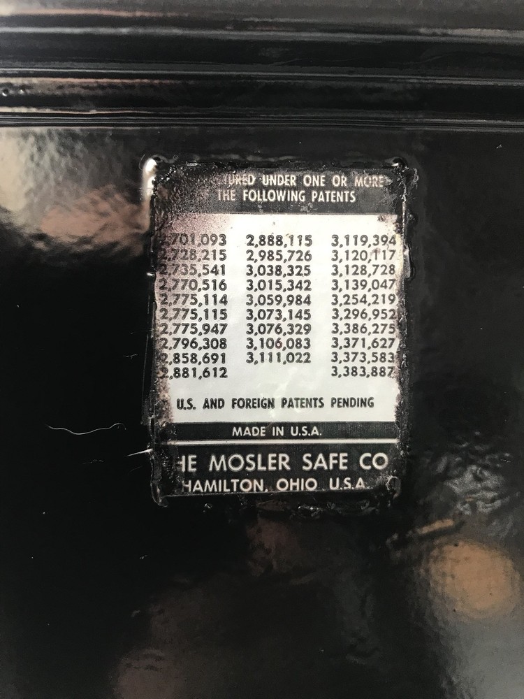 Mosler Steel Safe