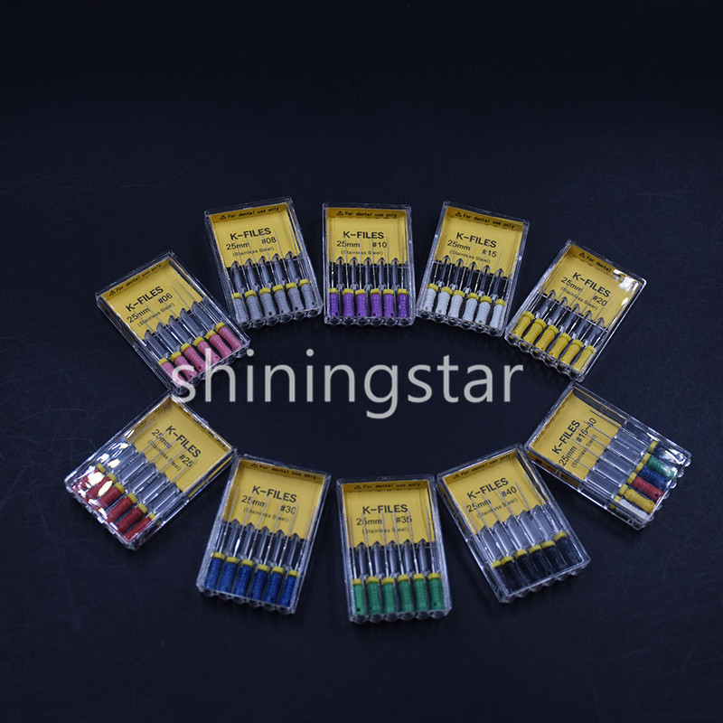 1x Dental K-Files 25mm Files Endodontic Instruments REAMERS Root Canal Hand Use