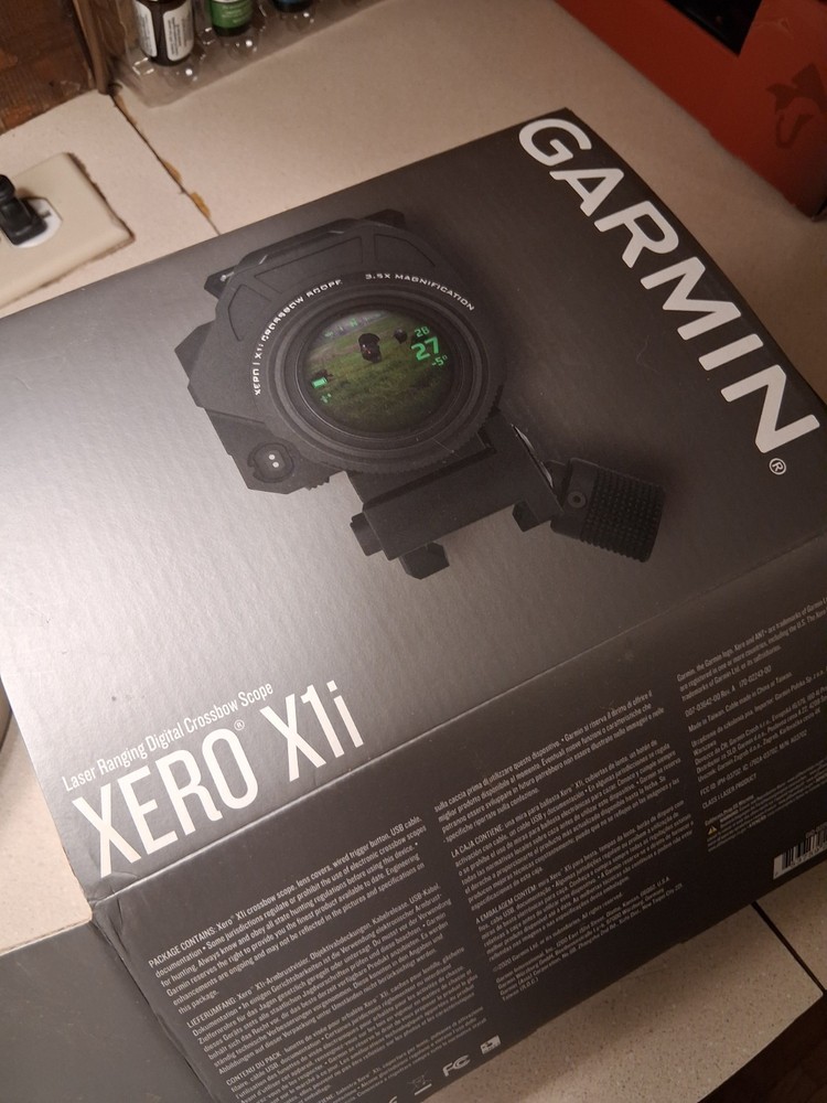 Garmin Zero X1i, crossbow scope, auto ranging, w/trigger