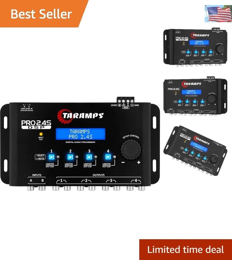 Compact Pro 2.4S Full Digital Signal Processor & Crossover - Elevate Your Sound
