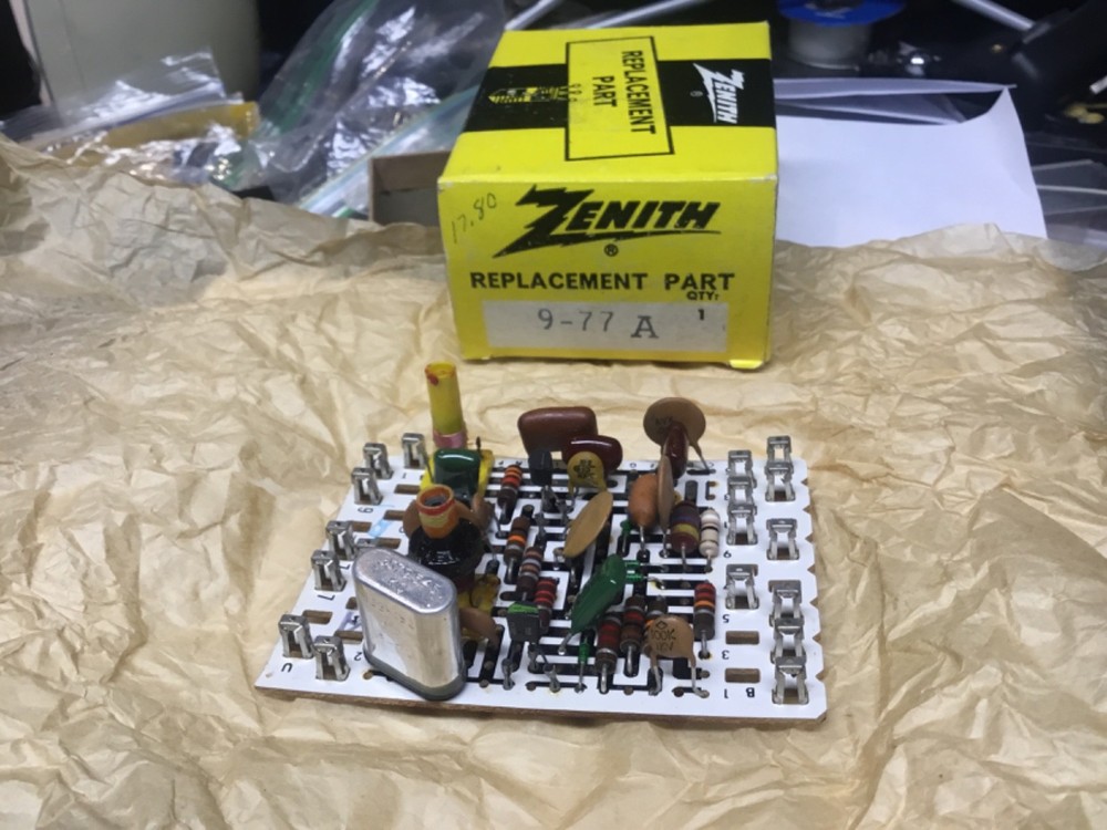 Zenith Radio Replacement part number 9-77-A