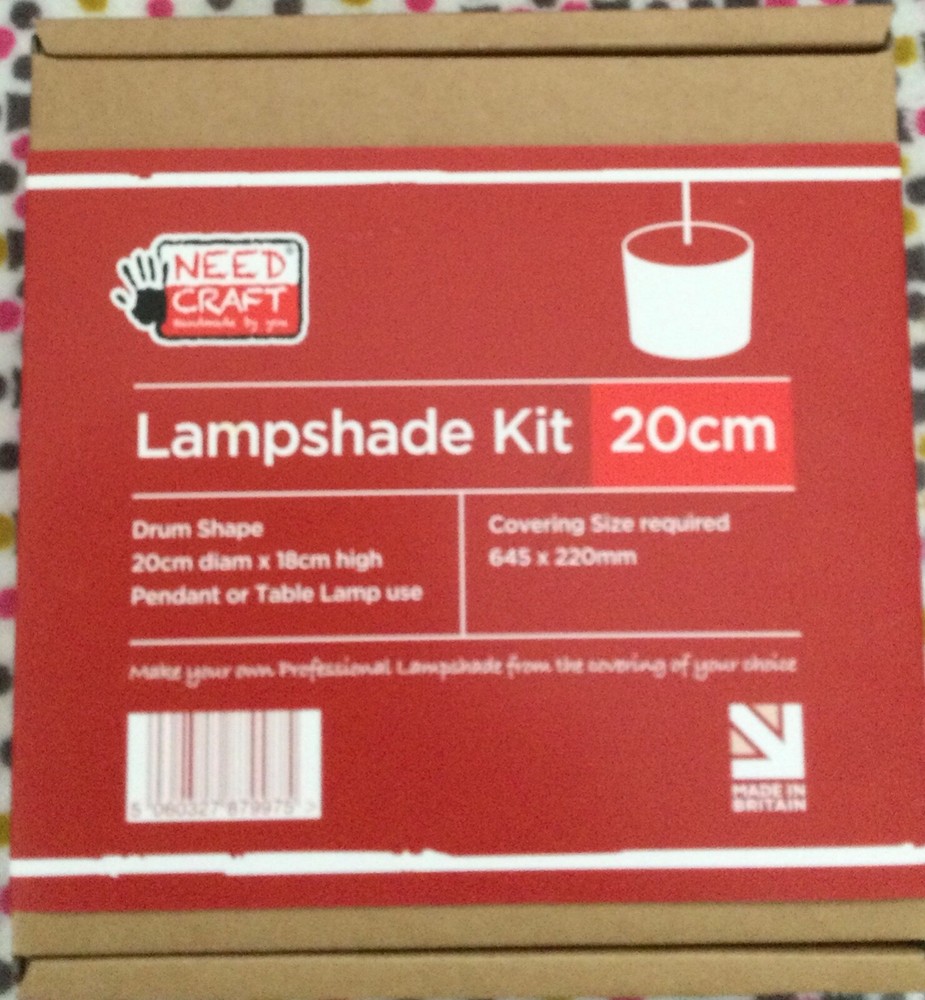 Need Craft Lampshade Kit - Round Drum Shape - 20 cm
