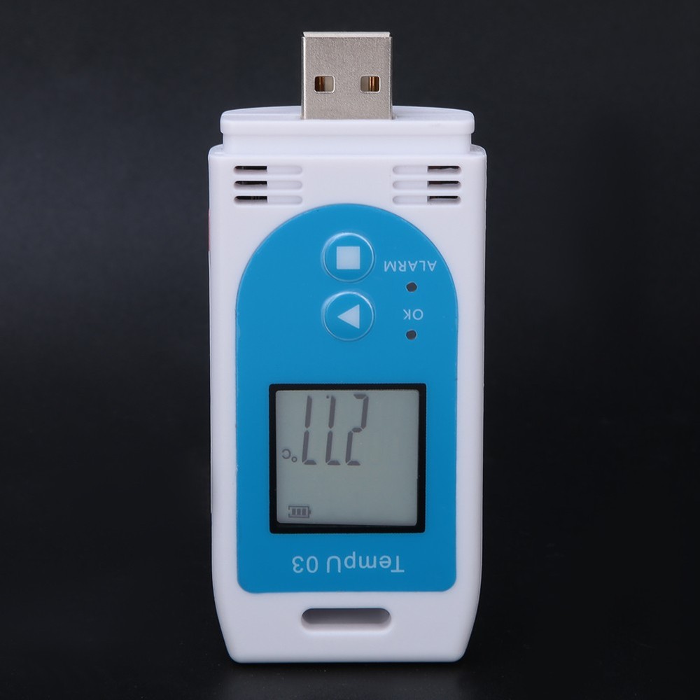 LCD USB Temperature And Humidity Data Logger PDF Datalogger Recorder BEA