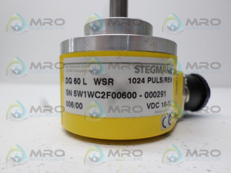 STEGMANN DG60LWSR INCREMENTAL ENCODER 1024 PULS/REV NSNP