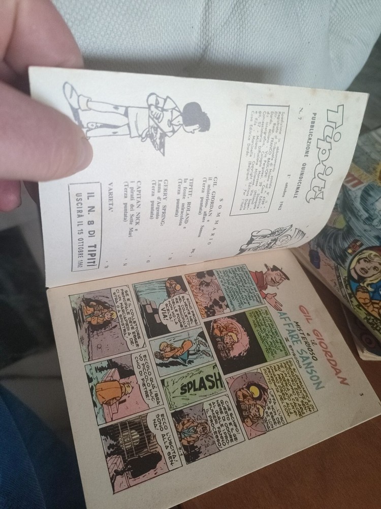 1962 Teepees N7 Comic With Figures
