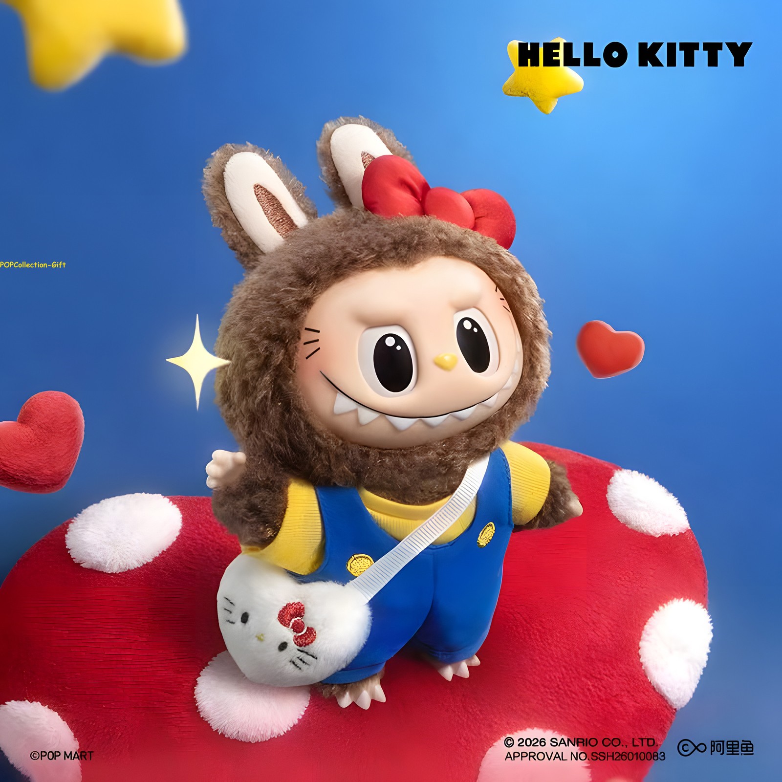 POP MART The Monsters X Sanrio Characters Series Confirmed set 6pcs Basic Figure