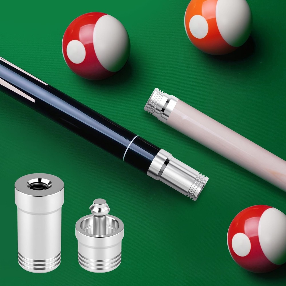 1 Pair Stick Joint Protector, 3/8 X 10 Pool Joint Thread Cap, Pool Cue Joint ...