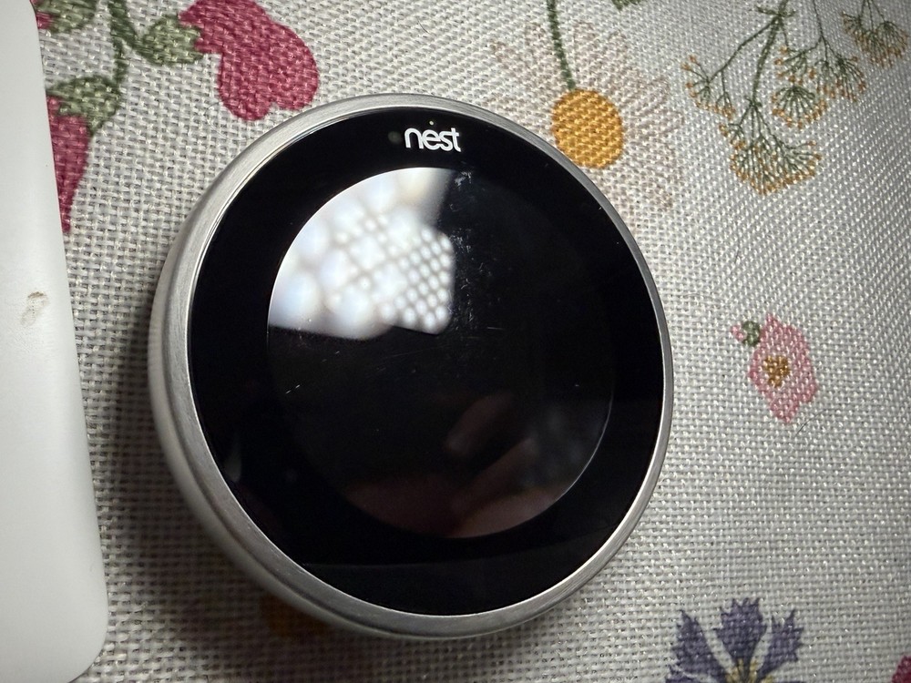 Google Nest Learning Smart Wifi Thermostat 3rd Gen E360129 A0013 - Gray