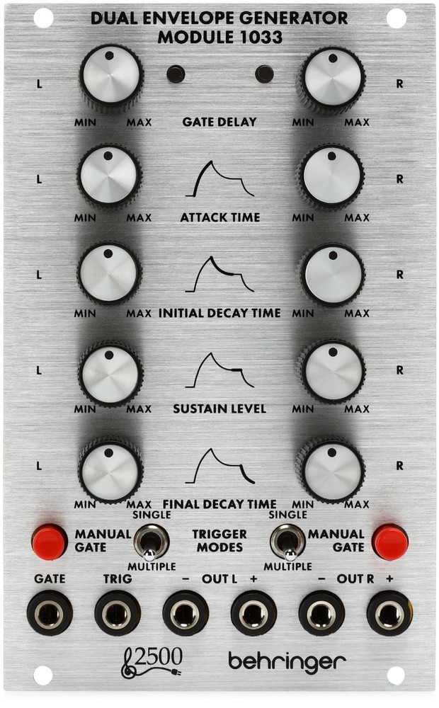 Behringer 1033 Dual Envelope Generator Module Analog Envelope Generator Module