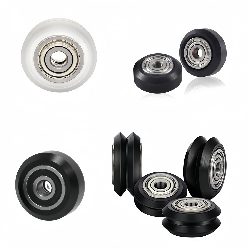 3D Printer POM Wheel Plastic / Rubber Linear Bearing Small / Big Pulley Roller