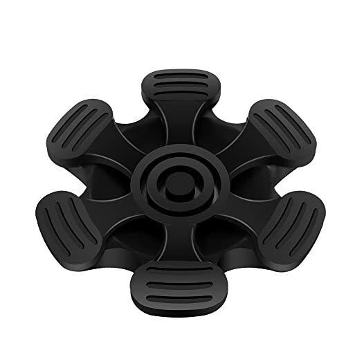 3/4 Inch 6 Support Self Standing Cane Tip Walking Canes Feet Base Replacement