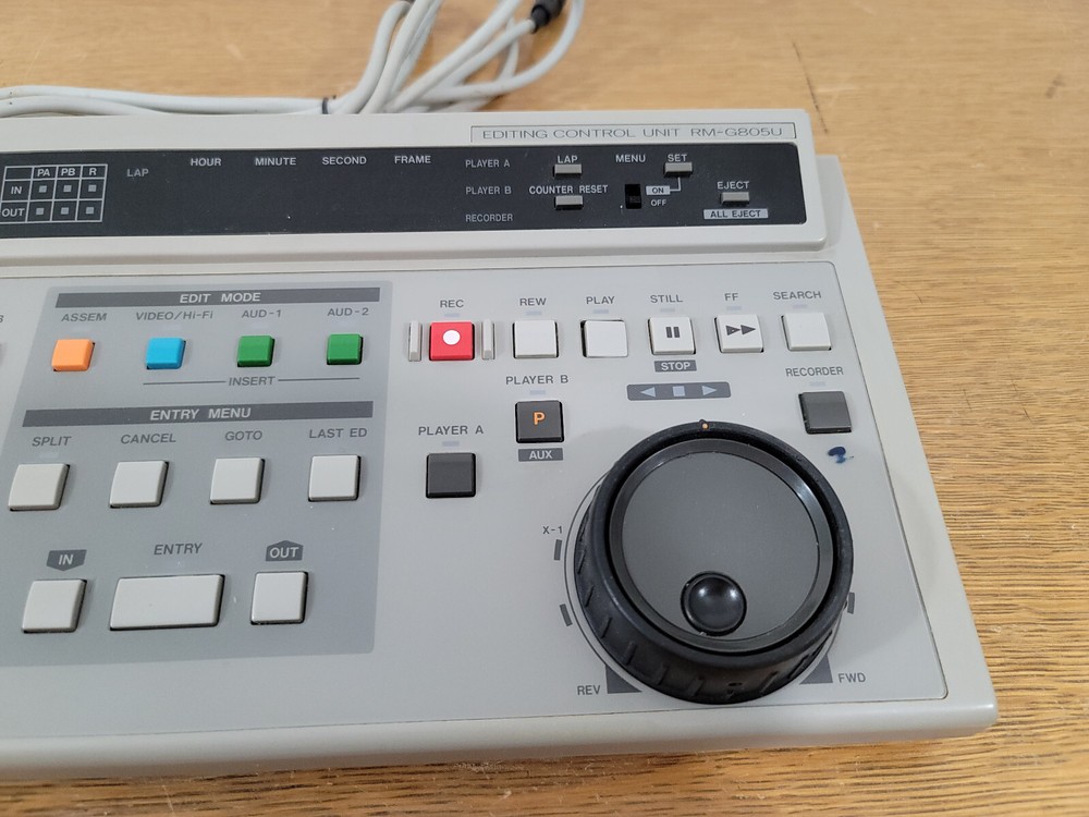 JVC Professional Video Editing Controller Control Unit RM-G805U Retro VTR VCR