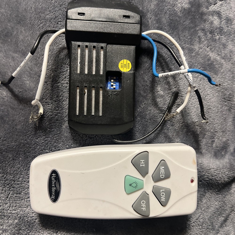 Harbor, breeze, ceiling, fan, remote, and control unit
