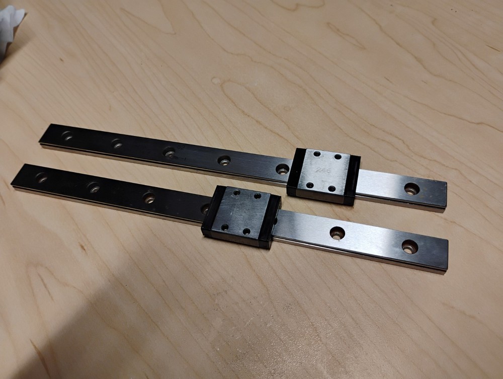 SET (2) IKO LWF14 Linear Rails (210 mm)