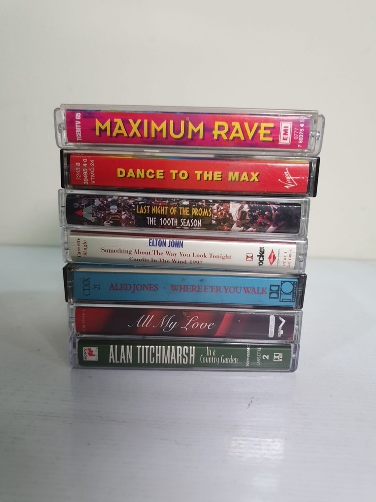 Original Cassette Tapes Joblot Bundle x 7