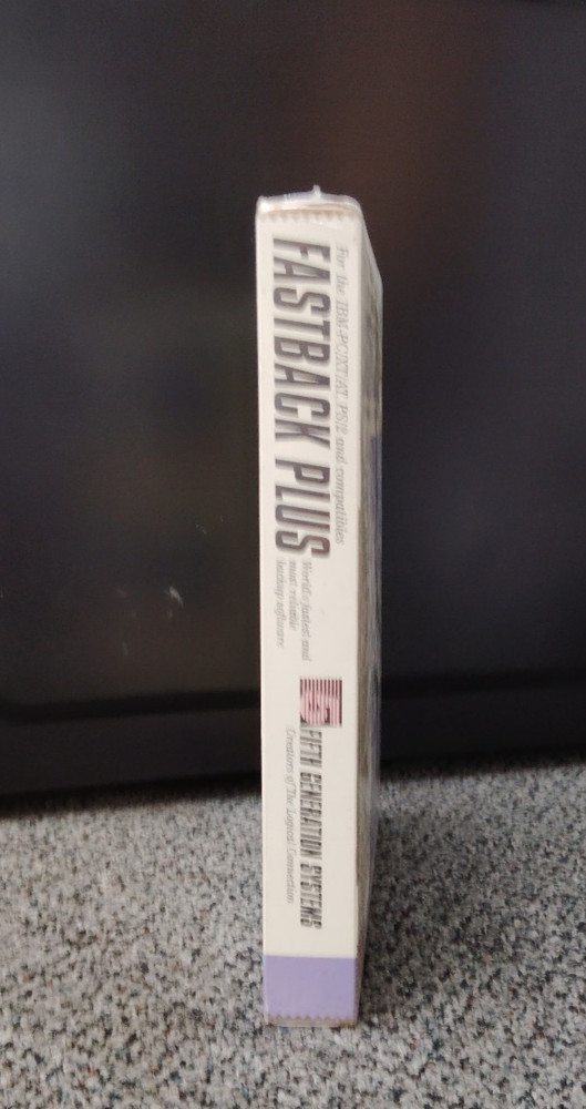 "NOS" Fastback Plus Version 3.0 IBM-PC XT AT PS/2 PC Computer Software Program