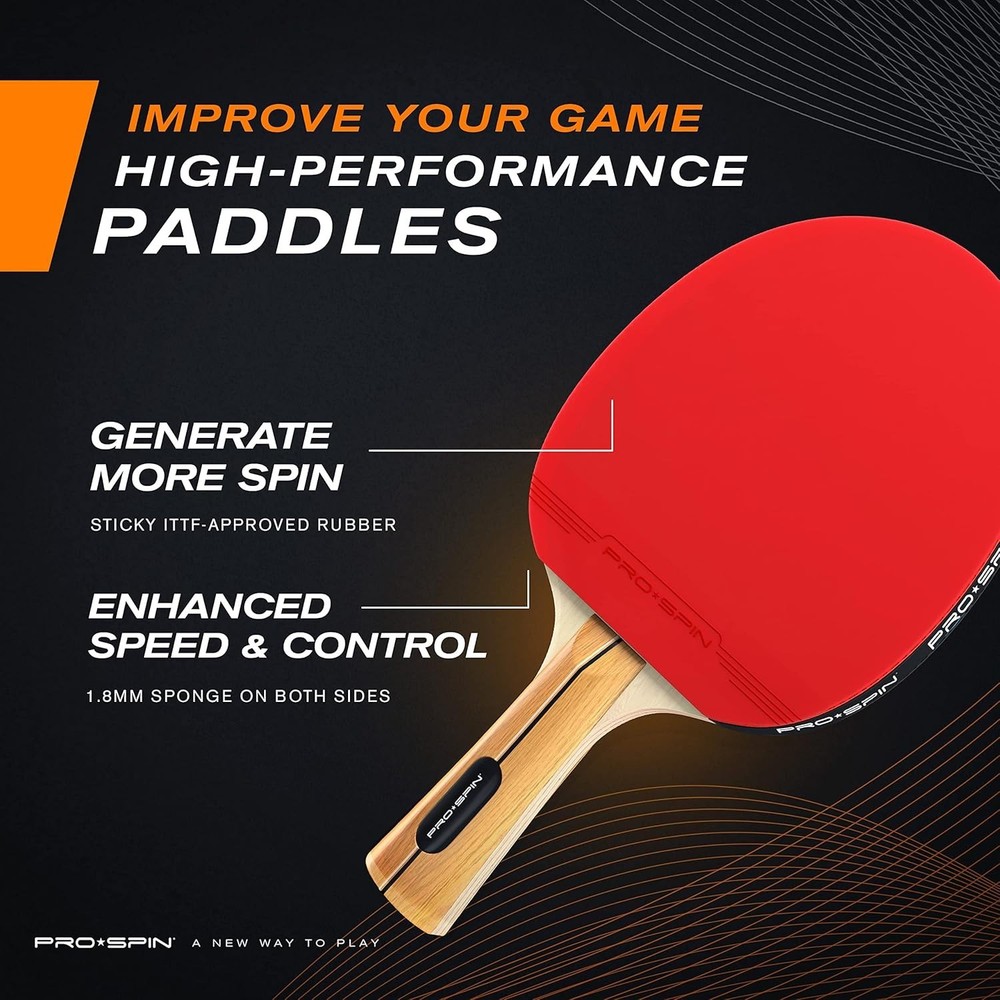 High-Performance Ping Pong Paddle Set