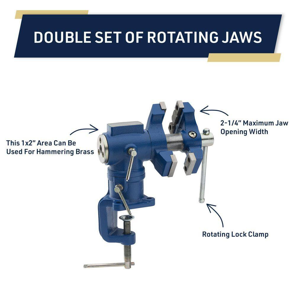 Bench Vise with Rotating Jaws