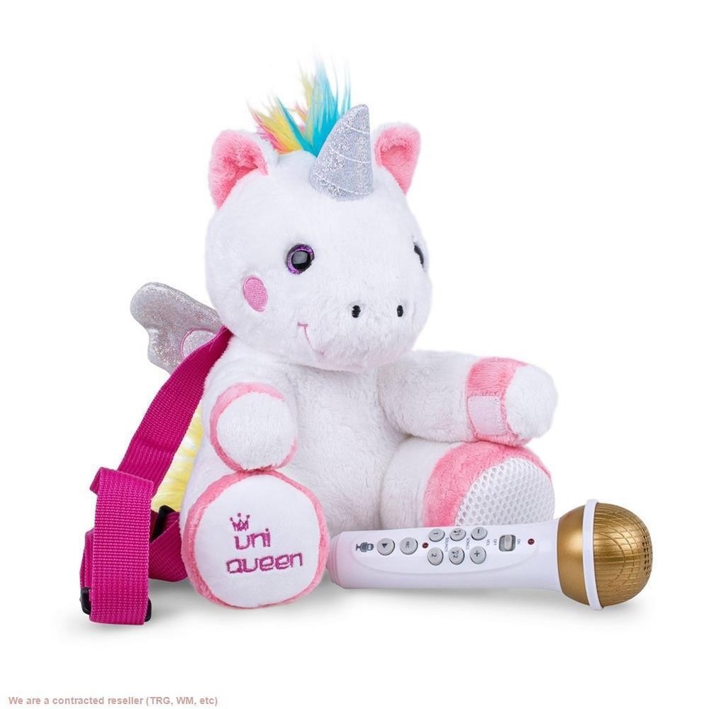 Singing Machine Plush Toy with Sing-Along Microphone - Uni Queen
