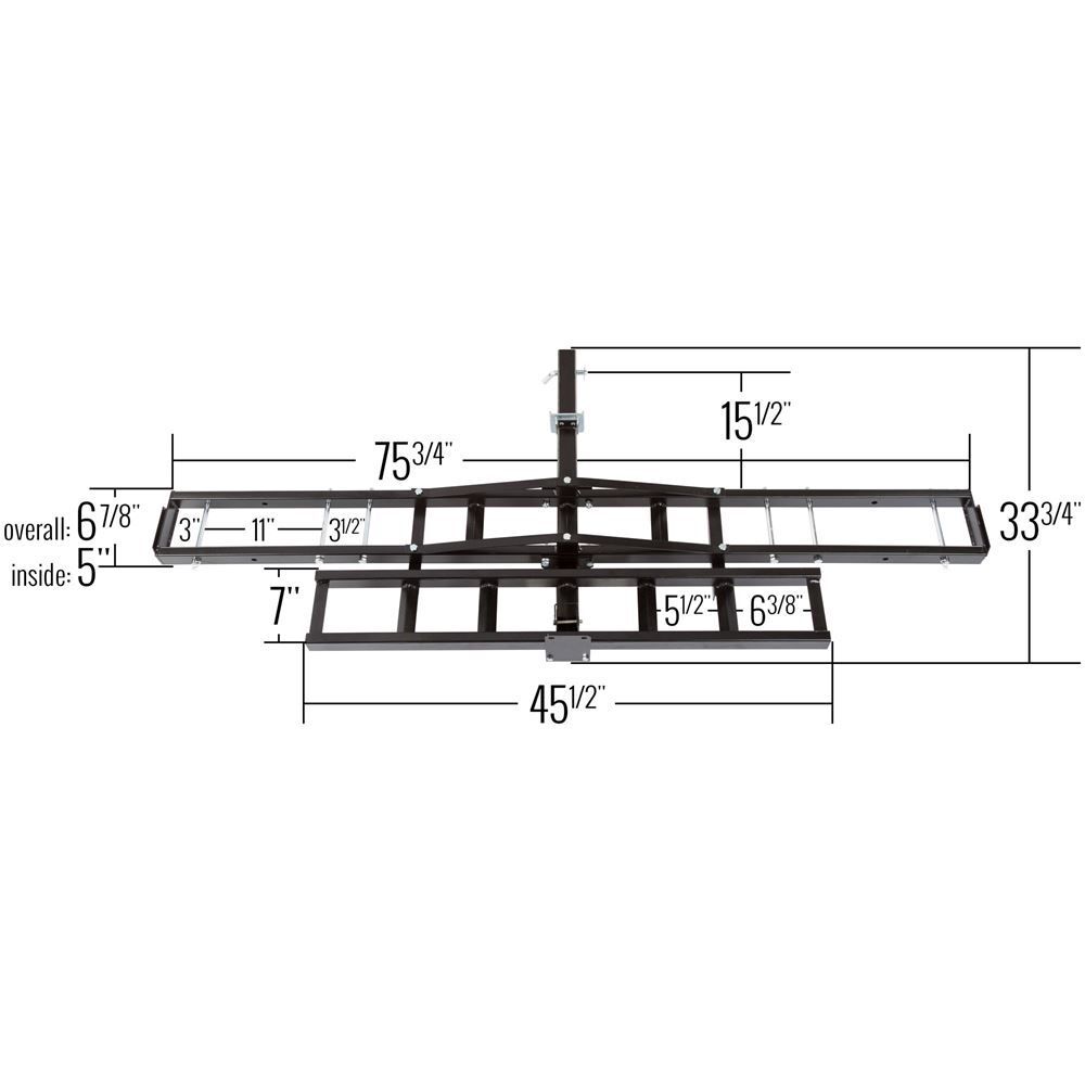 Black Widow MCC-500 Steel Motorcycle Carrier