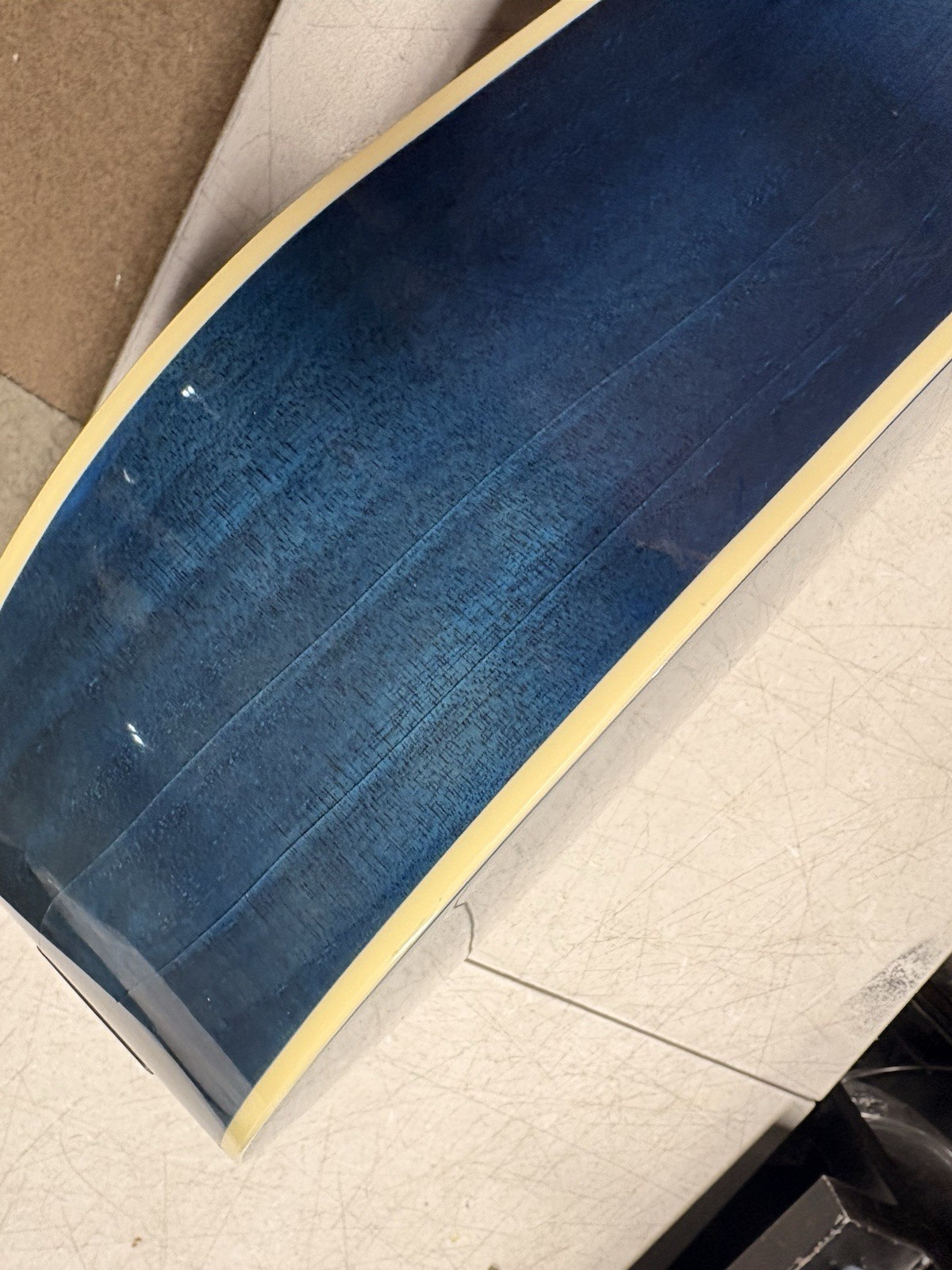 Cort Grand Audoritium Quilted Top Acoustic Electric Guitar Long Finish Cracks