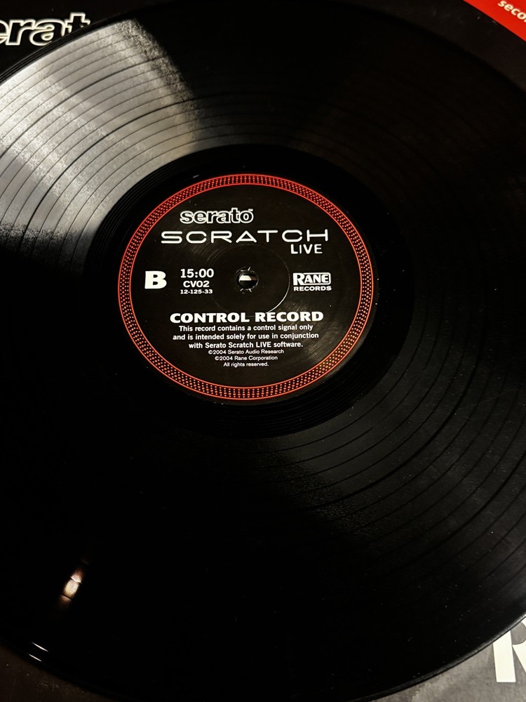 Serato Scratch Live Second Edition Control Vinyl Black for Serato Scratch Live