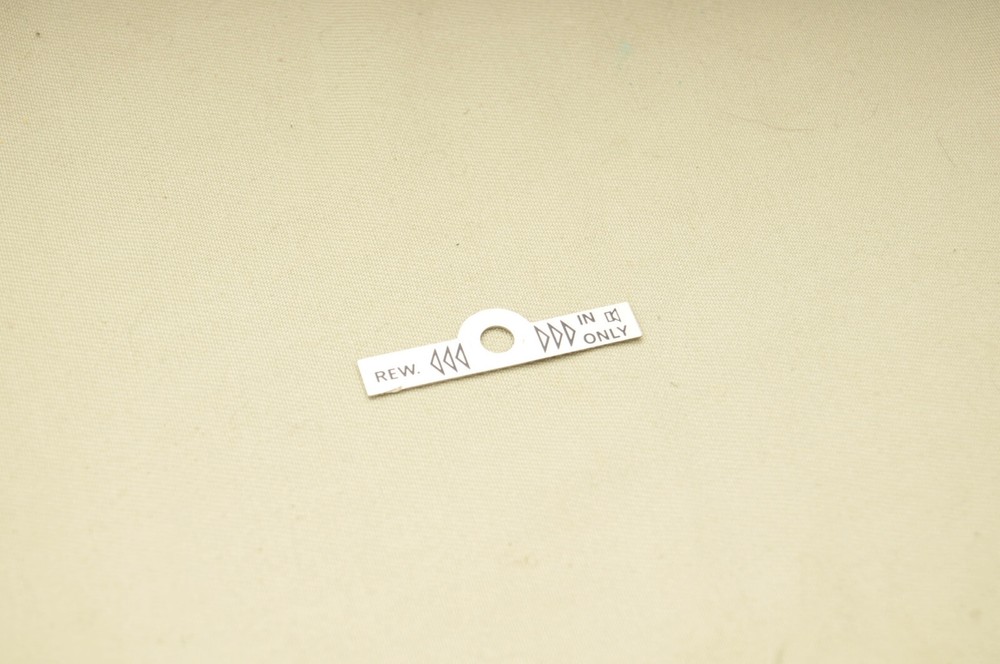 Nagra recorder switch decal