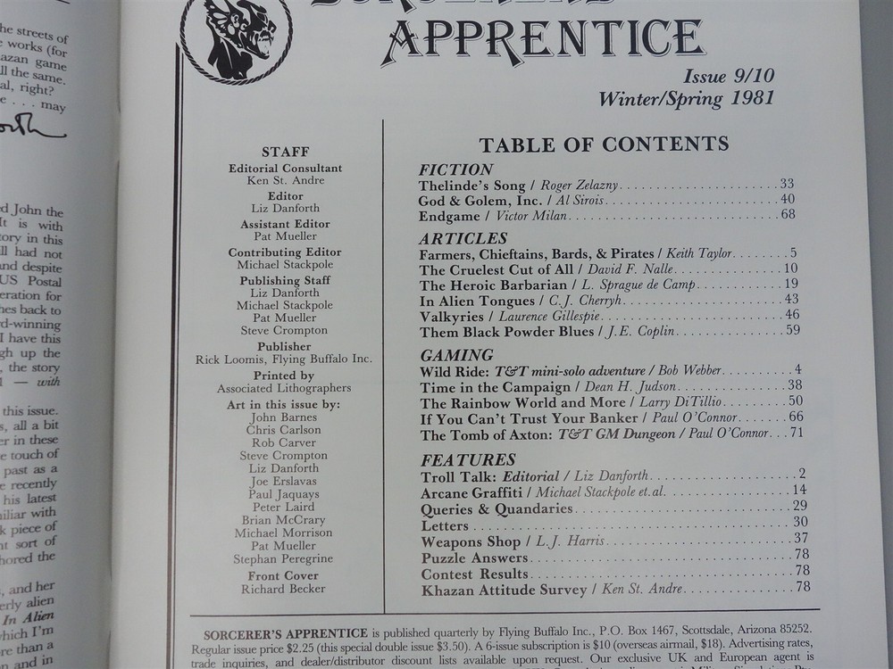 Sorcerer's Apprentice: Issue #9/10