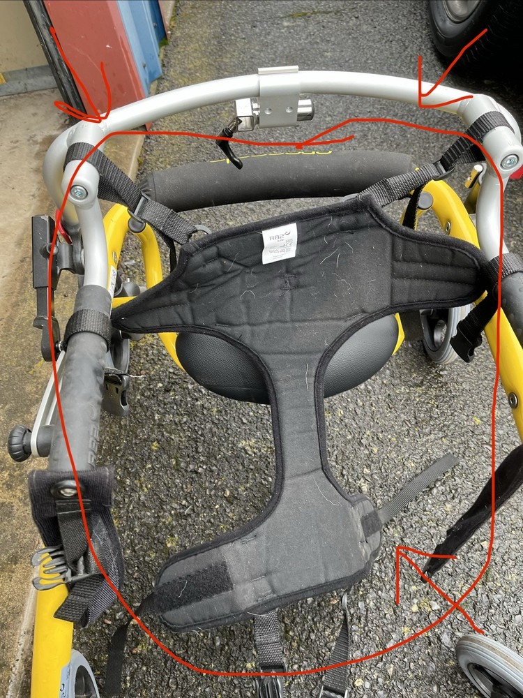 Crocodile Gait Trainer Harness Only