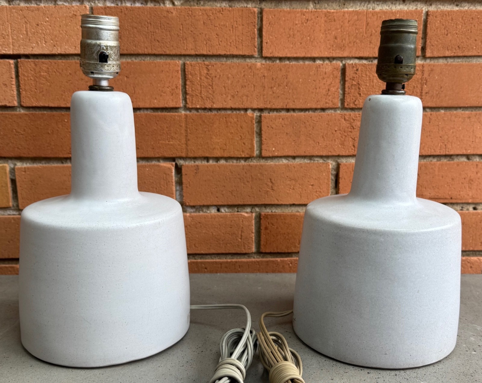 Vintage MCM MARTZ Ceramic Lamps Mid Century Modern Lighting 60s Marshall Studios